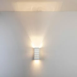 Hofstein Khartum Wandleuchte Wei&szlig;, 1-flammig -Wandleuchten Verkaufsgeschäft khartum wandleuchte h332 4