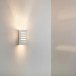 Hofstein Khartum Wandleuchte Wei&szlig;, 1-flammig -Wandleuchten Verkaufsgeschäft khartum wandleuchte h332 8