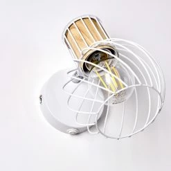 Hofstein Koler Wandleuchte Weiß, 1-flammig -Wandleuchten Verkaufsgeschäft koler wandleuchte h3320112 12