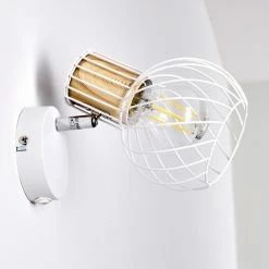 Hofstein Koler Wandleuchte Weiß, 1-flammig -Wandleuchten Verkaufsgeschäft koler wandleuchte h3320112 20