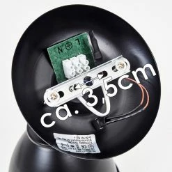 Hofstein Koppom Wandleuchte Schwarz, 1-flammig -Wandleuchten Verkaufsgeschäft koppom wandleuchte h3013007 do2 21