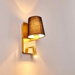 Hofstein Kublis Wandleuchte Gold, 2-flammig -Wandleuchten Verkaufsgeschäft kublis wandleuchte h3296004 do1 16