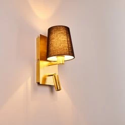 Hofstein Kublis Wandleuchte Gold, 2-flammig -Wandleuchten Verkaufsgeschäft kublis wandleuchte h3296004 do1 19