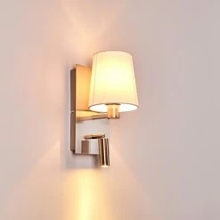 Hofstein Kublis Wandleuchte LED Nickel-Matt, 2-flammig 34 Hofstein Kublis Wandleuchte LED Nickel-Matt, 2-flammig -Wandleuchten Verkaufsgeschäft kublis wandleuchte h3296011 do1 13