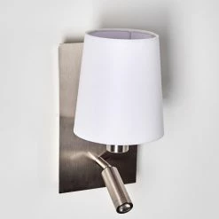 Hofstein Kublis Wandleuchte LED Nickel-Matt, 2-flammig 36 Hofstein Kublis Wandleuchte LED Nickel-Matt, 2-flammig -Wandleuchten Verkaufsgeschäft kublis wandleuchte h3296011 do1 15