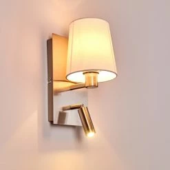 Hofstein Kublis Wandleuchte LED Nickel-Matt, 2-flammig 37 Hofstein Kublis Wandleuchte LED Nickel-Matt, 2-flammig -Wandleuchten Verkaufsgeschäft kublis wandleuchte h3296011 do1 16