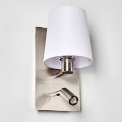 Hofstein Kublis Wandleuchte LED Nickel-Matt, 2-flammig 39 Hofstein Kublis Wandleuchte LED Nickel-Matt, 2-flammig -Wandleuchten Verkaufsgeschäft kublis wandleuchte h3296011 do1 18