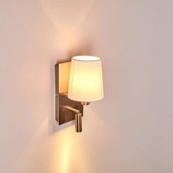 Hofstein Kublis Wandleuchte LED Nickel-Matt, 2-flammig 24 Hofstein Kublis Wandleuchte LED Nickel-Matt, 2-flammig -Wandleuchten Verkaufsgeschäft kublis wandleuchte h3296011 do1 3