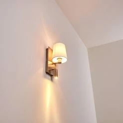 Hofstein Kublis Wandleuchte LED Nickel-Matt, 2-flammig 30 Hofstein Kublis Wandleuchte LED Nickel-Matt, 2-flammig -Wandleuchten Verkaufsgeschäft kublis wandleuchte h3296011 do1 9