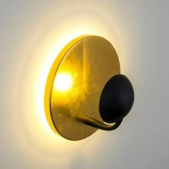 Hofstein Kuldo Wandleuchte LED Gold, 2-flammig 17 Hofstein Kuldo Wandleuchte LED Gold, 2-flammig -Wandleuchten Verkaufsgeschäft kuldo wandleuchte h3000960 5