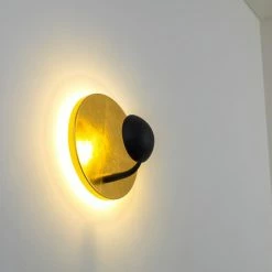 Hofstein Kuldo Wandleuchte LED Gold, 2-flammig 18 Hofstein Kuldo Wandleuchte LED Gold, 2-flammig -Wandleuchten Verkaufsgeschäft kuldo wandleuchte h3000960 6