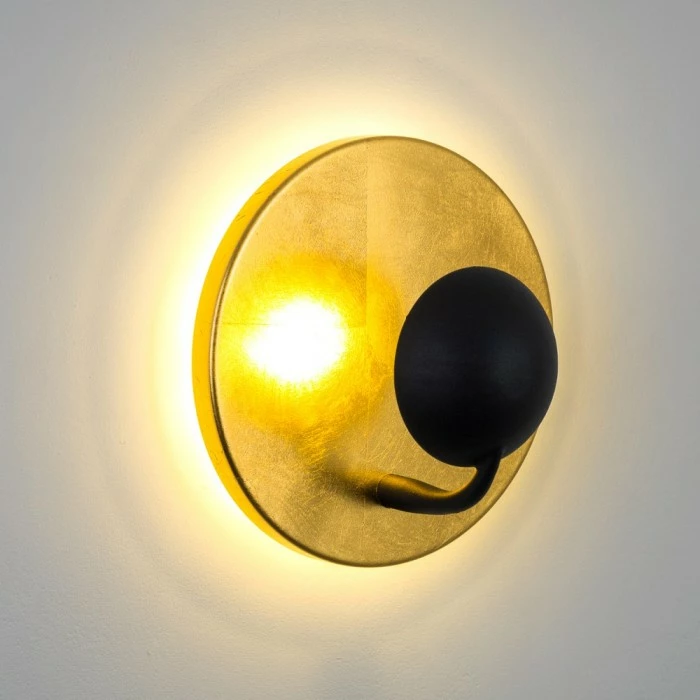 Hofstein Kuldo Wandleuchte LED Gold, 2-flammig 10 Hofstein Kuldo Wandleuchte LED Gold, 2-flammig – Bild 10