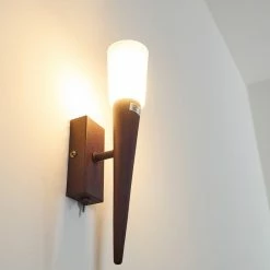 Hofstein Kundi Wandleuchte Rostfarben, 1-flammig -Wandleuchten Verkaufsgeschäft kundi wandleuchte h3080801 2