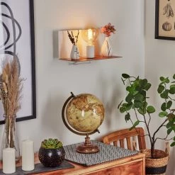 Hofstein Lafinur Wandleuchte Braun, Weiß, Holzoptik, 1-flammig -Wandleuchten Verkaufsgeschäft lafinur wandleuchte h3565360 6