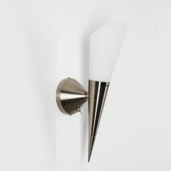 Hofstein Laidi Wandleuchte Nickel-Matt, 1-flammig -Wandleuchten Verkaufsgeschäft laidi wandleuchte h3080764 3