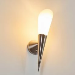 Hofstein Laidi Wandleuchte Nickel-Matt, 1-flammig -Wandleuchten Verkaufsgeschäft laidi wandleuchte h3080764 7