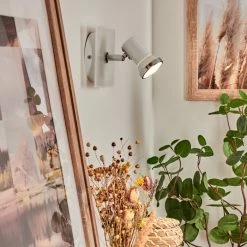 Hofstein Lanrigan Wandleuchte LED Chrom, Wei&szlig;, 1-flammig -Wandleuchten Verkaufsgeschäft lanrigan wandleuchte h3651674 6