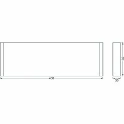 LEDVANCE LINEAR SHELF Wandleuchte Wei&szlig;, 1-flammig -Wandleuchten Verkaufsgeschäft ledvance linear shelf wandleuchte 4058075575738 3