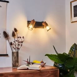 Hofstein Lenalau Wandleuchte Schwarz, 2-flammig -Wandleuchten Verkaufsgeschäft lenalau wandleuchte h3404126 6