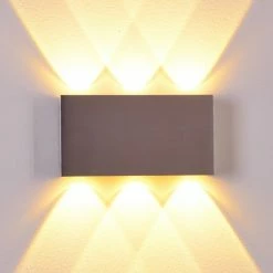 Hofstein Lente Wandleuchte LED Aluminium, 6-flammig 27 Hofstein Lente Wandleuchte LED Aluminium, 6-flammig -Wandleuchten Verkaufsgeschäft lente wandleuchte led115 b 10
