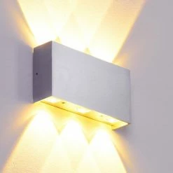 Hofstein Lente Wandleuchte LED Aluminium, 6-flammig 32 Hofstein Lente Wandleuchte LED Aluminium, 6-flammig -Wandleuchten Verkaufsgeschäft lente wandleuchte led115 b 15