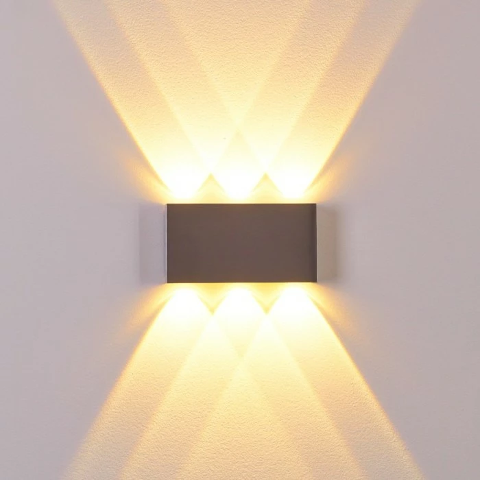 Hofstein Lente Wandleuchte LED Aluminium, 6-flammig 3 Hofstein Lente Wandleuchte LED Aluminium, 6-flammig – Bild 3