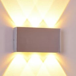 Hofstein Lente Wandleuchte LED Aluminium, 6-flammig 23 Hofstein Lente Wandleuchte LED Aluminium, 6-flammig -Wandleuchten Verkaufsgeschäft lente wandleuchte led115 b 6