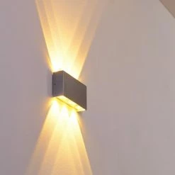 Hofstein Lente Wandleuchte LED Aluminium, 6-flammig 25 Hofstein Lente Wandleuchte LED Aluminium, 6-flammig -Wandleuchten Verkaufsgeschäft lente wandleuchte led115 b 8