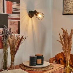 Hofstein Liagarda Wandleuchte Schwarz, 1-flammig -Wandleuchten Verkaufsgeschäft liagarda wandleuchte h3433973 10