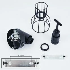 Hofstein Liagarda Wandleuchte Schwarz, 1-flammig -Wandleuchten Verkaufsgeschäft liagarda wandleuchte h3433973 4