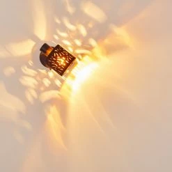 Hofstein Liared Wandleuchte Chrom, Schwarz, 1-flammig -Wandleuchten Verkaufsgeschäft liared wandleuchte h3161654 do1 9