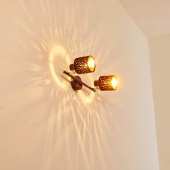 Hofstein Liared Wandleuchte Schwarz, 2-flammig -Wandleuchten Verkaufsgeschäft liared wandleuchte h3161692 do1 11