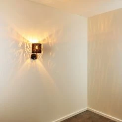 Hofstein Liared Wandleuchte Schwarz-Gold, 1-flammig -Wandleuchten Verkaufsgeschäft liared wandleuchte h3277775 do1 7