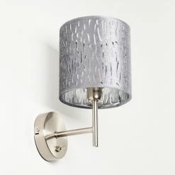 Hofstein LIARED Wandleuchte Nickel-Matt, 1-flammig -Wandleuchten Verkaufsgeschäft liared wandleuchte h3277812 do1 14