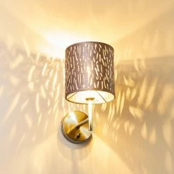 Hofstein LIARED Wandleuchte Nickel-Matt, 1-flammig -Wandleuchten Verkaufsgeschäft liared wandleuchte h3277812 do1 6