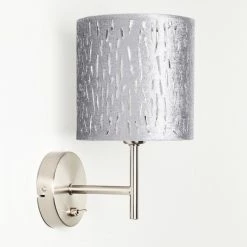 Hofstein LIARED Wandleuchte Nickel-Matt, 1-flammig -Wandleuchten Verkaufsgeschäft liared wandleuchte h3277812 do1 8