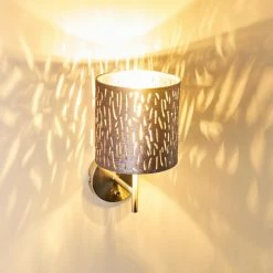 Hofstein LIARED Wandleuchte Nickel-Matt, 1-flammig -Wandleuchten Verkaufsgeschäft liared wandleuchte h3277812 do1 9