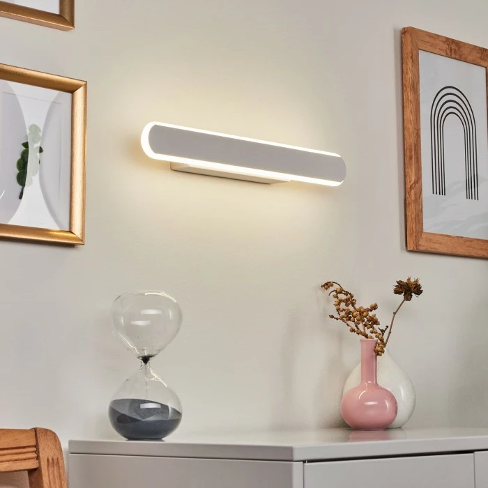 Hofstein Lilongwe Wandleuchte LED Weiß, 1-flammig 1 Hofstein Lilongwe Wandleuchte LED Weiß, 1-flammig