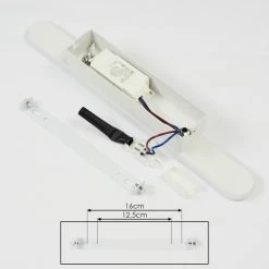 Hofstein Lilongwe Wandleuchte LED Weiß, 1-flammig 16 Hofstein Lilongwe Wandleuchte LED Weiß, 1-flammig -Wandleuchten Verkaufsgeschäft lilongwe wandleuchte h3416280 4