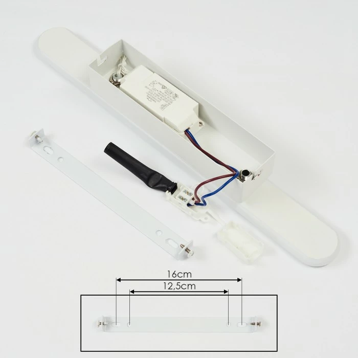 Hofstein Lilongwe Wandleuchte LED Weiß, 1-flammig 5 Hofstein Lilongwe Wandleuchte LED Weiß, 1-flammig – Bild 5
