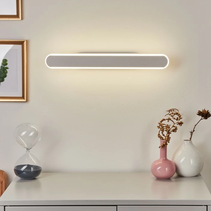 Hofstein Lilongwe Wandleuchte LED Weiß, 1-flammig 9 Hofstein Lilongwe Wandleuchte LED Weiß, 1-flammig – Bild 9