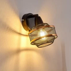 Hofstein Limassol Wandleuchte Schwarz, 1-flammig -Wandleuchten Verkaufsgeschäft limassol wandleuchte h3332511 11