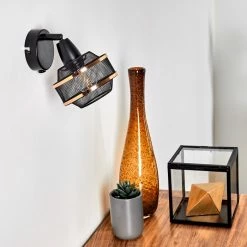 Hofstein Limassol Wandleuchte Schwarz, 1-flammig -Wandleuchten Verkaufsgeschäft limassol wandleuchte h3332511 16