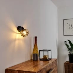 Hofstein Limassol Wandleuchte Schwarz, 1-flammig -Wandleuchten Verkaufsgeschäft limassol wandleuchte h3332511 17