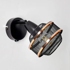 Hofstein Limassol Wandleuchte Schwarz, 1-flammig -Wandleuchten Verkaufsgeschäft limassol wandleuchte h3332511 19