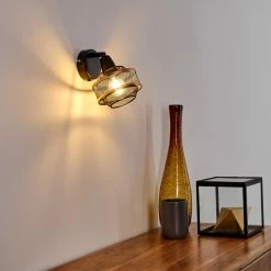 Hofstein Limassol Wandleuchte Schwarz, 1-flammig -Wandleuchten Verkaufsgeschäft limassol wandleuchte h3332511 20