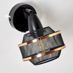 Hofstein Limassol Wandleuchte Schwarz, 1-flammig -Wandleuchten Verkaufsgeschäft limassol wandleuchte h3332511 21