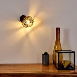 Hofstein Limassol Wandleuchte Schwarz, 1-flammig -Wandleuchten Verkaufsgeschäft limassol wandleuchte h3332511 22