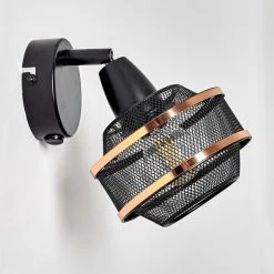 Hofstein Limassol Wandleuchte Schwarz, 1-flammig -Wandleuchten Verkaufsgeschäft limassol wandleuchte h3332511 23