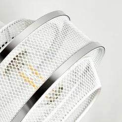 Hofstein Limassol Wandleuchte Chrom, Weiß, 1-flammig -Wandleuchten Verkaufsgeschäft limassol wandleuchte h3332597 10